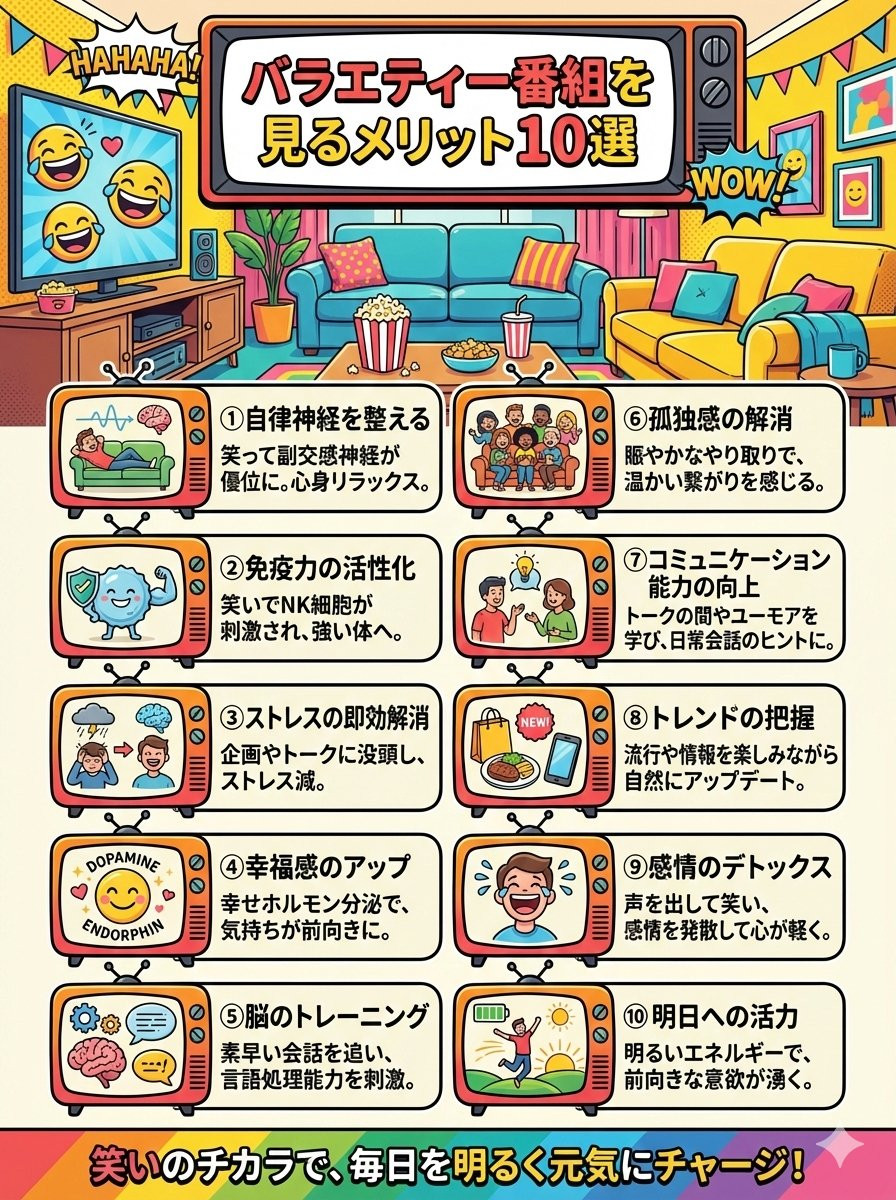 笑いは最高のセルフケア　ー 理学療法士が解説する「バラエティ番組」が心と体に効く10の理由ー