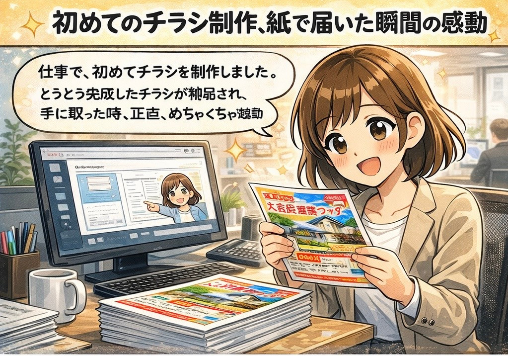 紙媒体で初制作！データ公開より得られる達成感と手触り