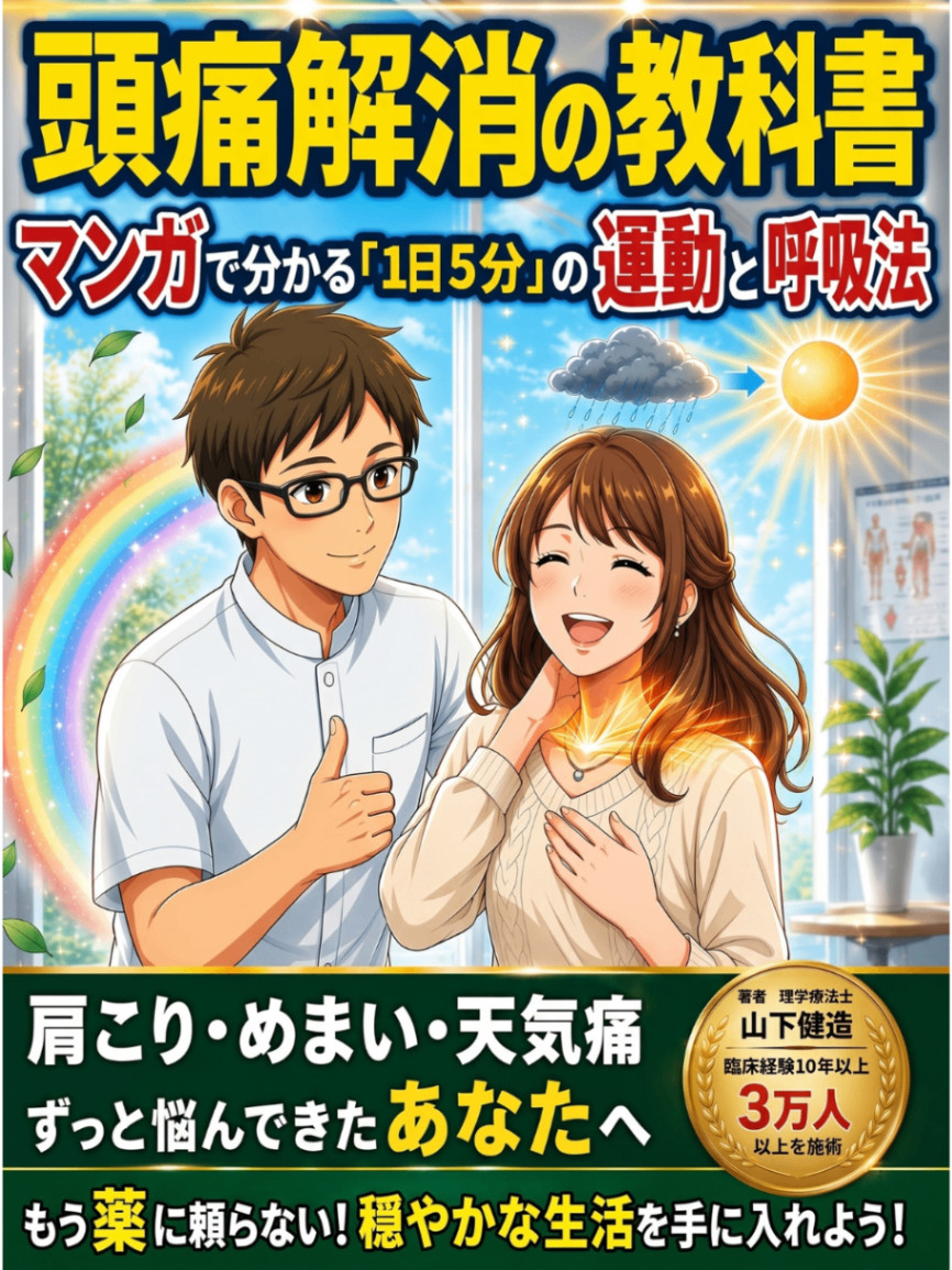 新刊「頭痛解消の教科書」出版！特典付き99円セール開催中！