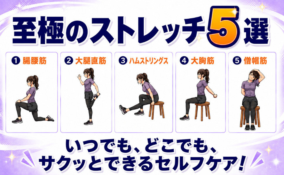 新刊「マンガでわかる!腰痛を治す至極のストレッチ5選」出版!特典付き99円セール開催中!